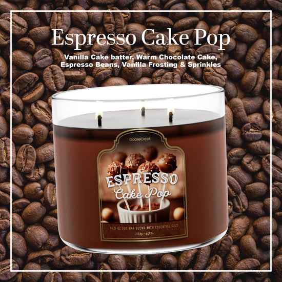 Espresso Cake Pop 3-Wick Candle