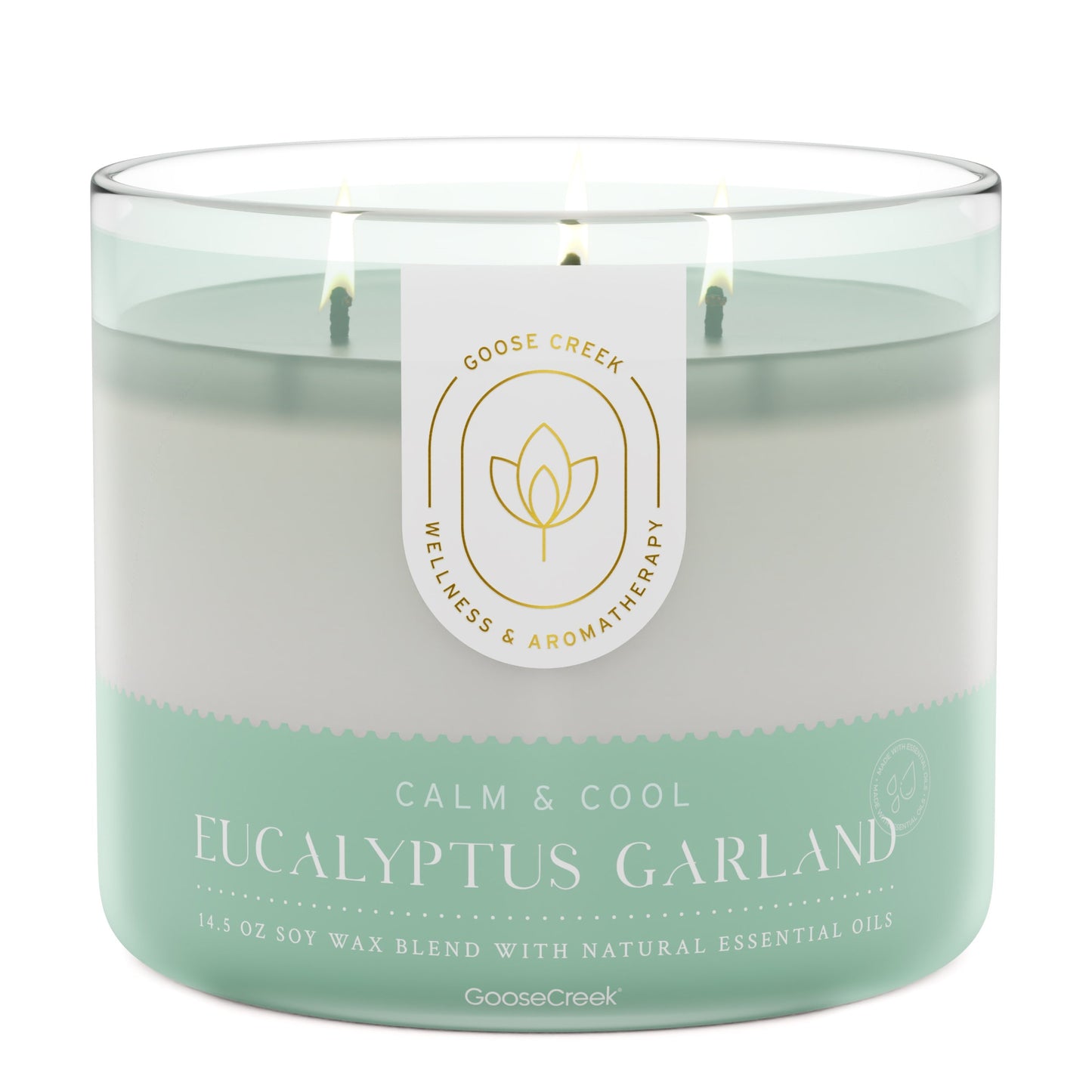 Eucalyptus Garland Aromatherapy 3-Wick Candle