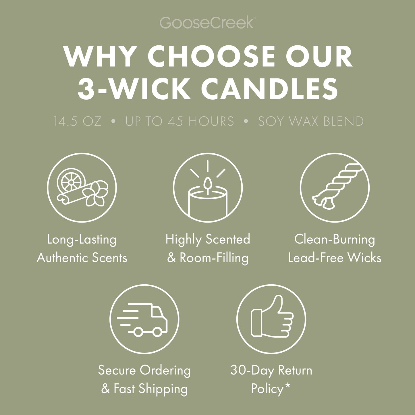 Evergreen Trail 3-Wick Candle