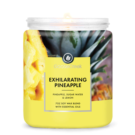 Load image into Gallery viewer, Exhilarating Pineapple 7oz Single Wick Candle
