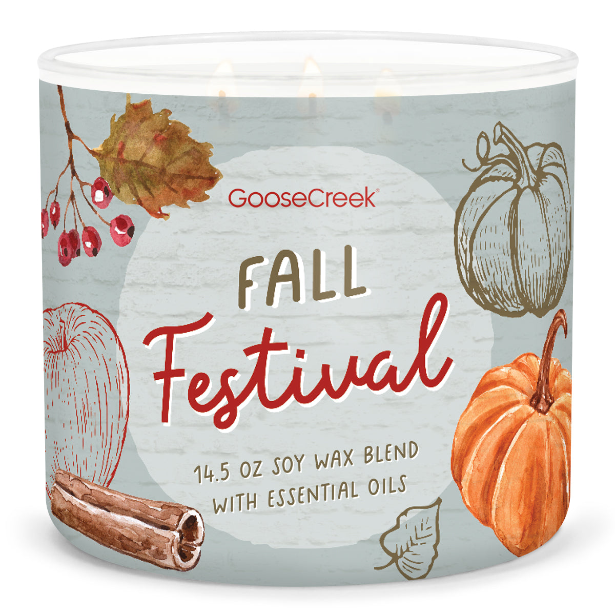 Fall Festival Large 3-Wick Candle