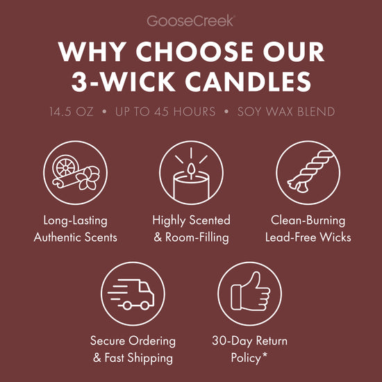 Fall Garland 3-Wick Candle
