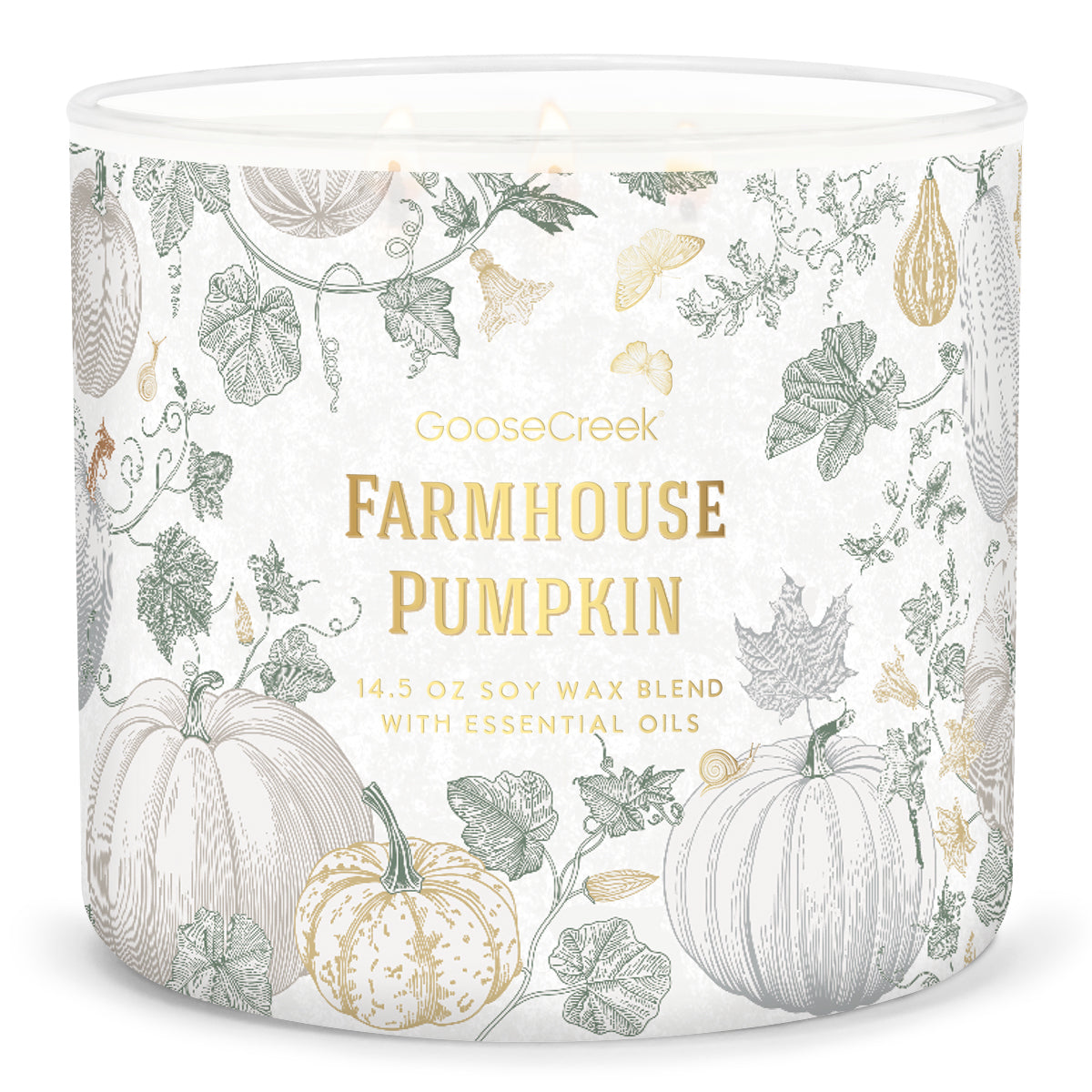 Farmhouse Pumpkin Large 3-Wick Candle