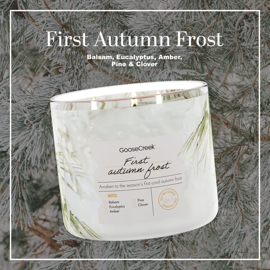 First Autumn Frost 3-Wick Candle