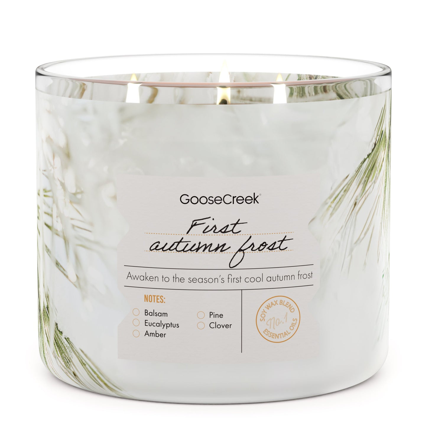 First Autumn Frost Large 3-Wick Candle