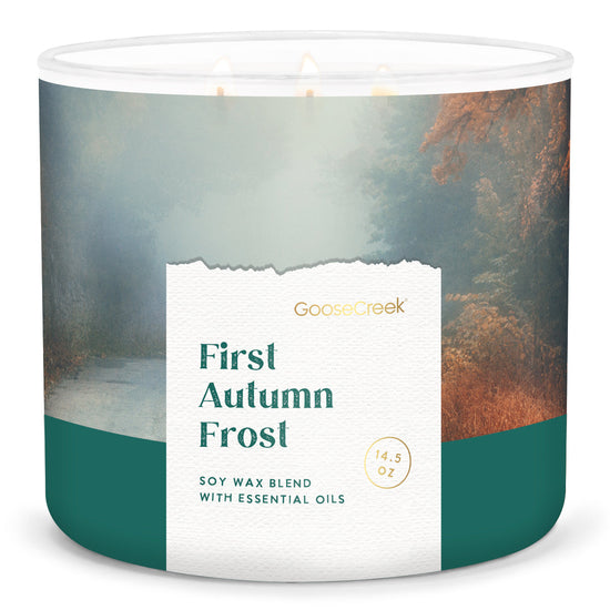 Load image into Gallery viewer, First Autumn Frost Large 3-Wick Candle
