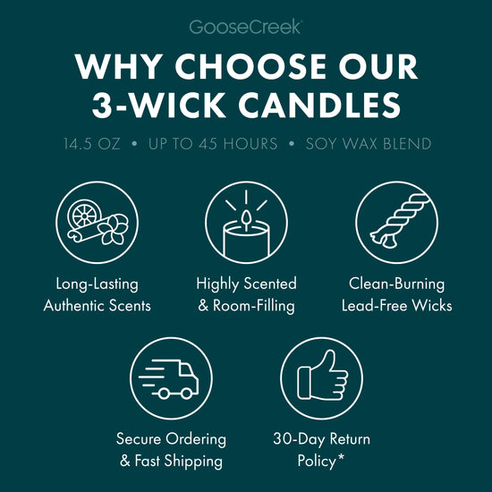 Forest Pine Trees 3-Wick Candle