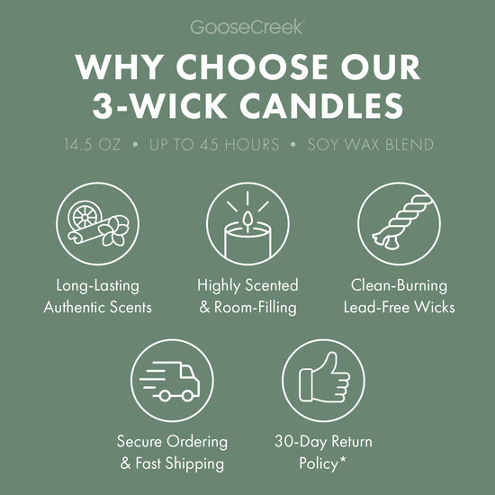 Forest Pine Trees 3-Wick Candle