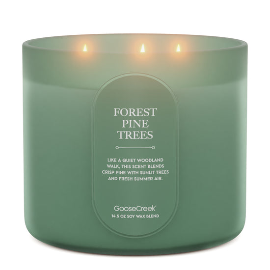 Forest Pine Trees 3-Wick Candle