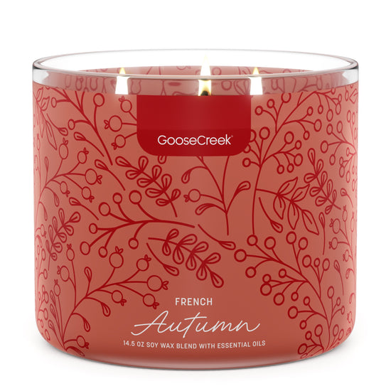 French Autumn Large 3-Wick Candle