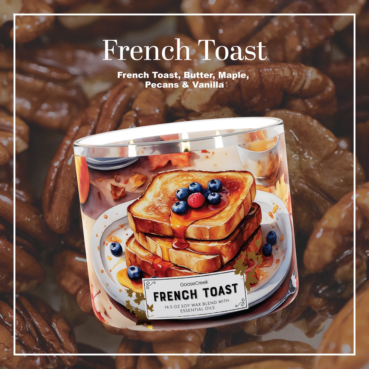 French Toast 3-Wick Candle