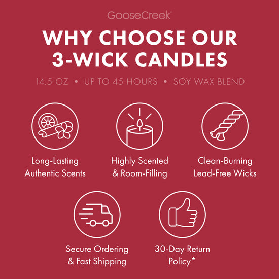Fresh Orchard Apple 3-Wick Candle
