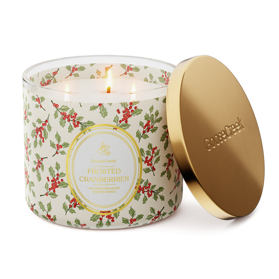 Frosted Cranberries 3-Wick Candle