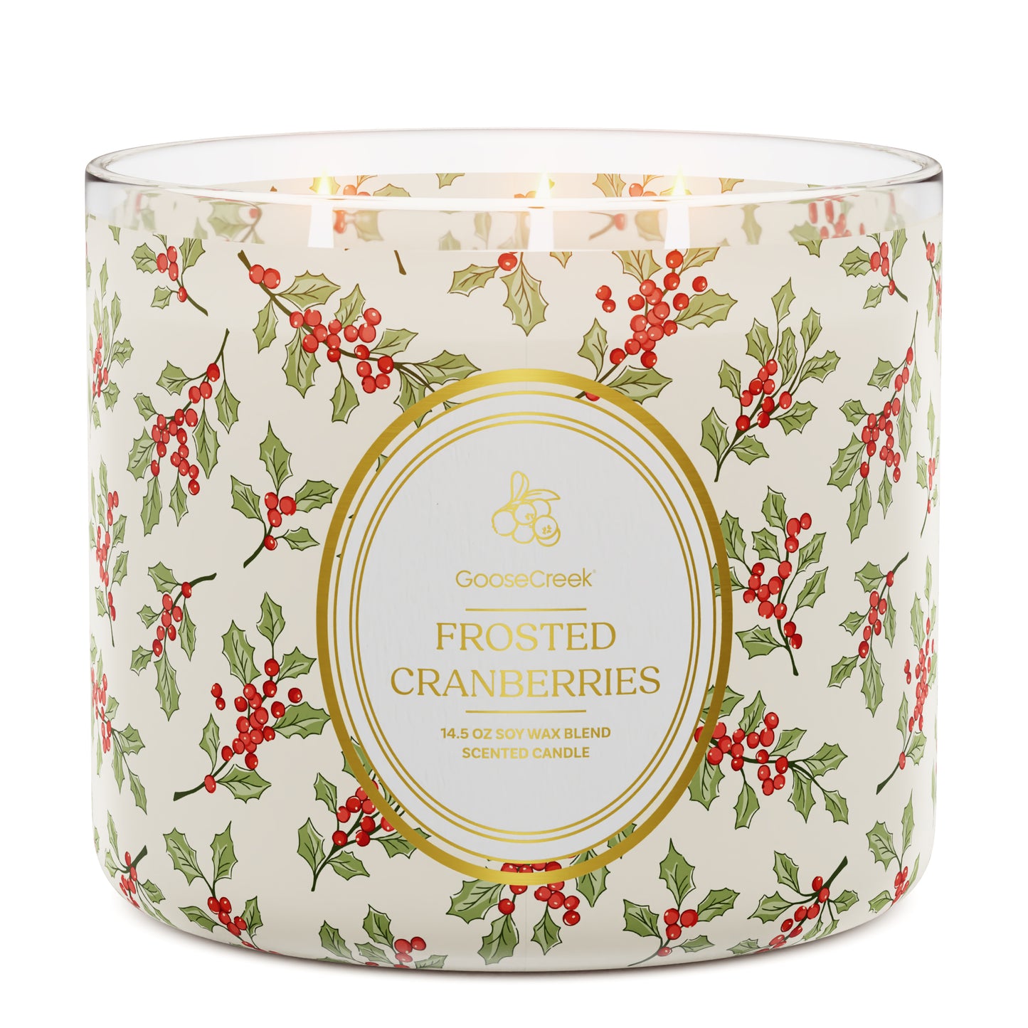 Frosted Cranberries 3-Wick Candle