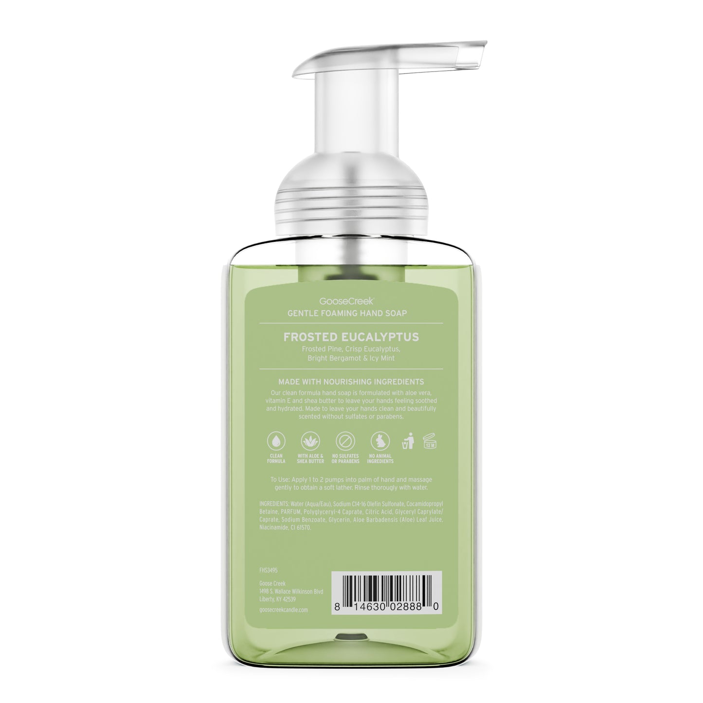 Frosted Eucalyptus Lush Foaming Hand Soap