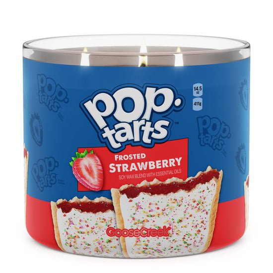 Frosted Strawberry Pop-Tarts Large 3-Wick Candle