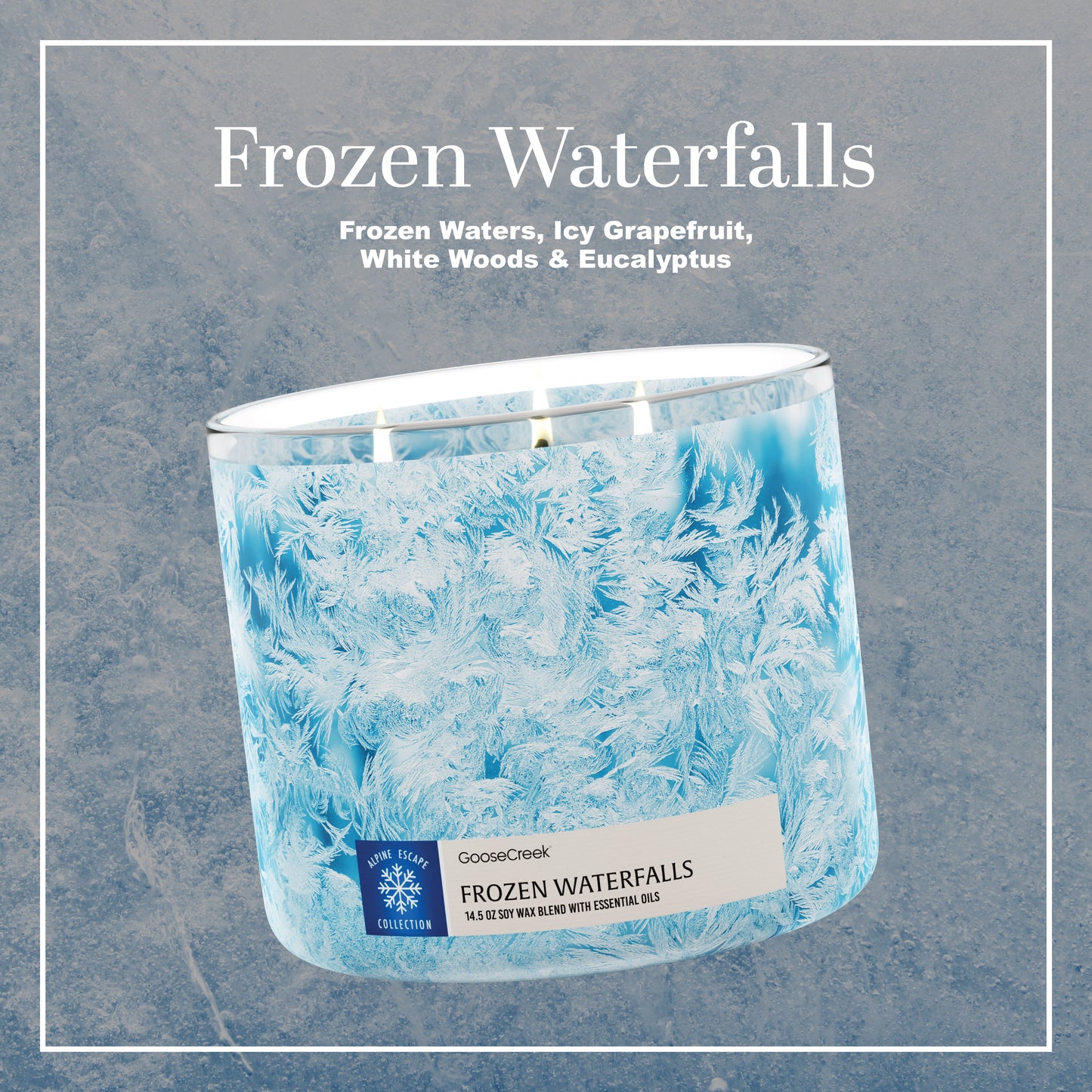 Frozen Waterfalls 3-Wick Candle