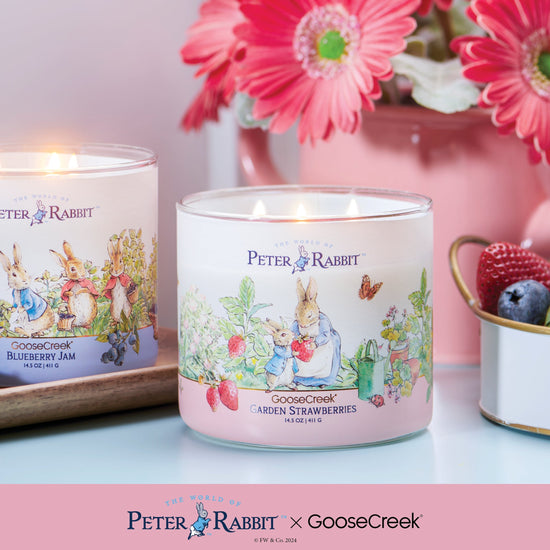 Garden Strawberries Peter Rabbit 3-Wick Candle