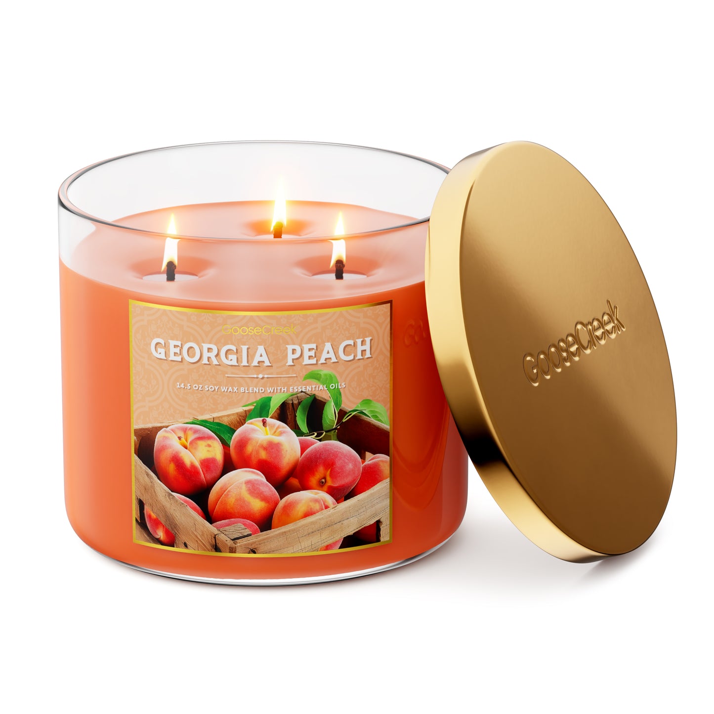 Georgia Peach 3-Wick Candle