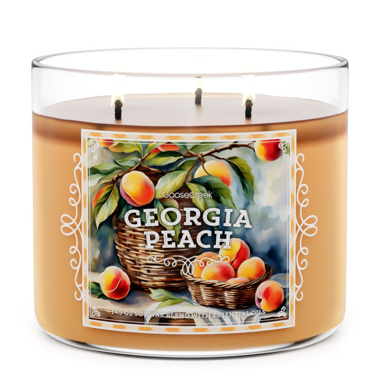 Georgia Peach Large 3-Wick Candle