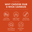 Load image into Gallery viewer, Ghost Treats Large 3-Wick Candle
