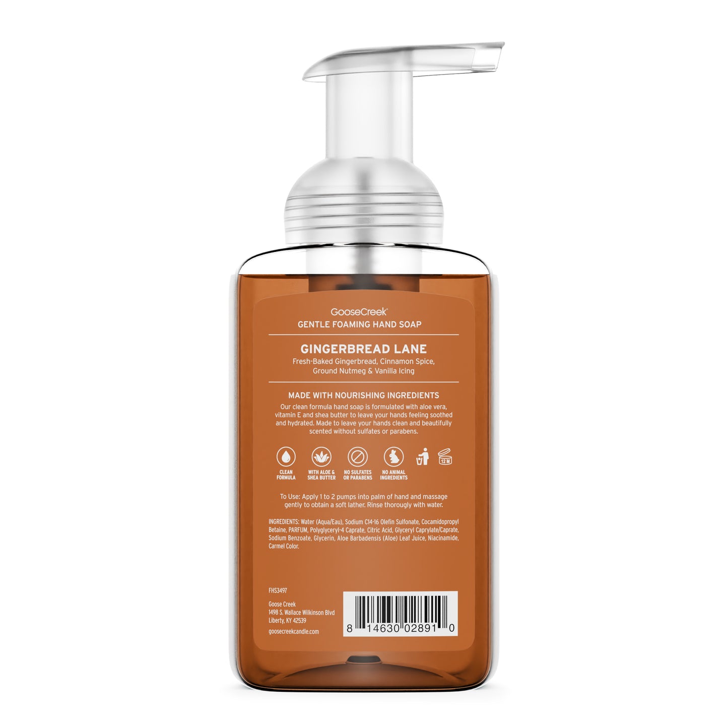 Gingerbread Lane Lush Foaming Hand Soap