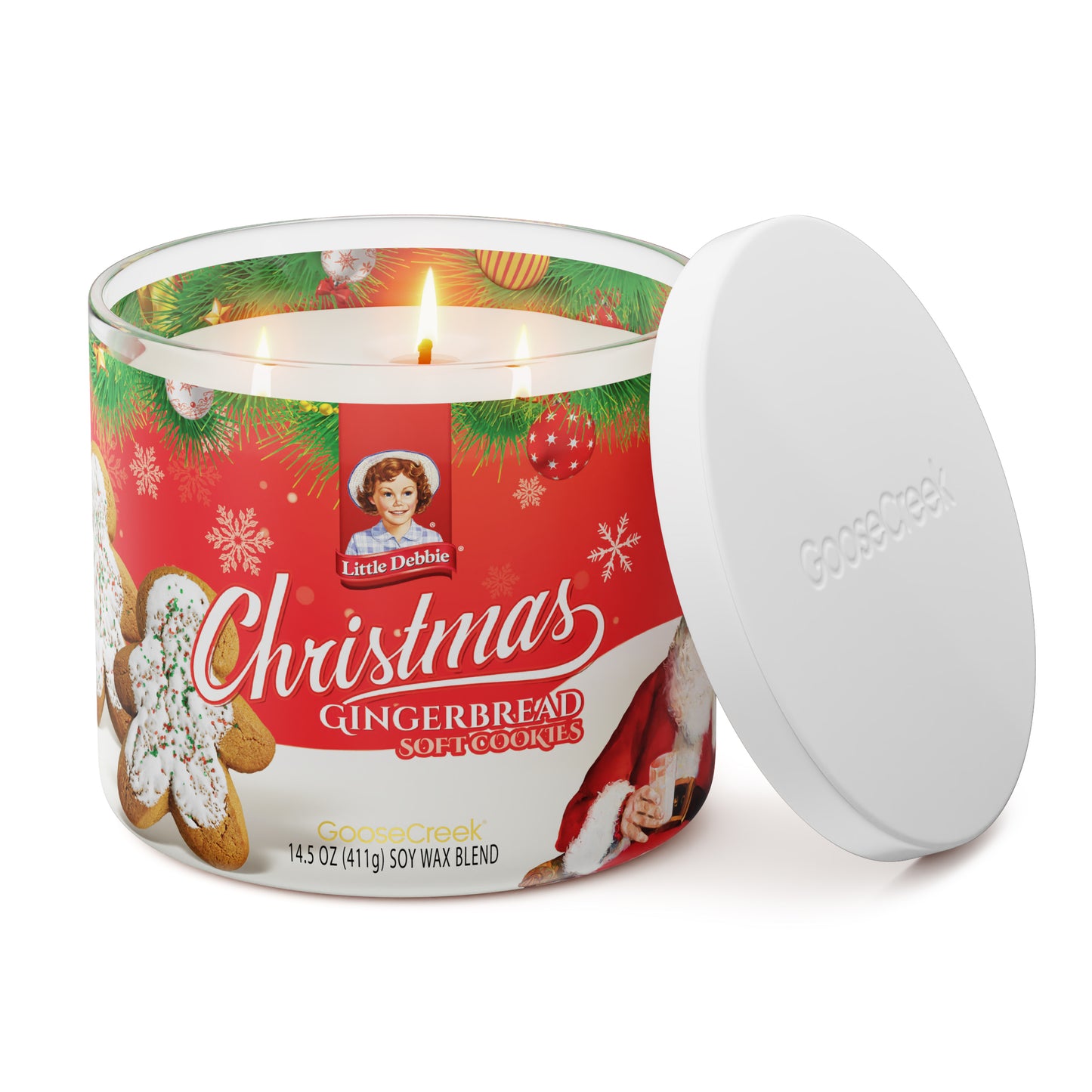Gingerbread Soft Cookies Little Debbie ™ 3-Wick Candle