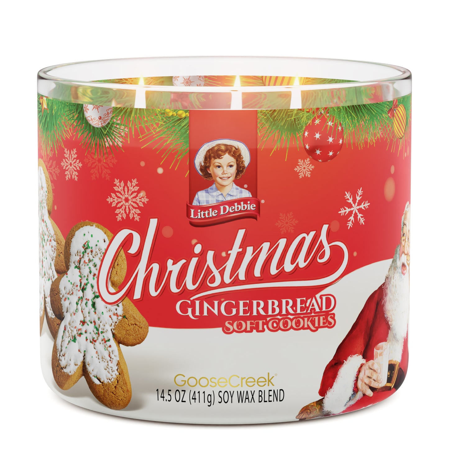 Gingerbread Soft Cookies Little Debbie ™ 3-Wick Candle