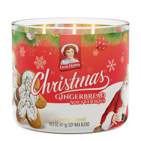 Gingerbread Soft Cookies Little Debbie ™ 3-Wick Candle