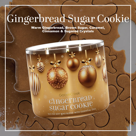 Gingerbread Sugar Cookie 3-Wick Candle