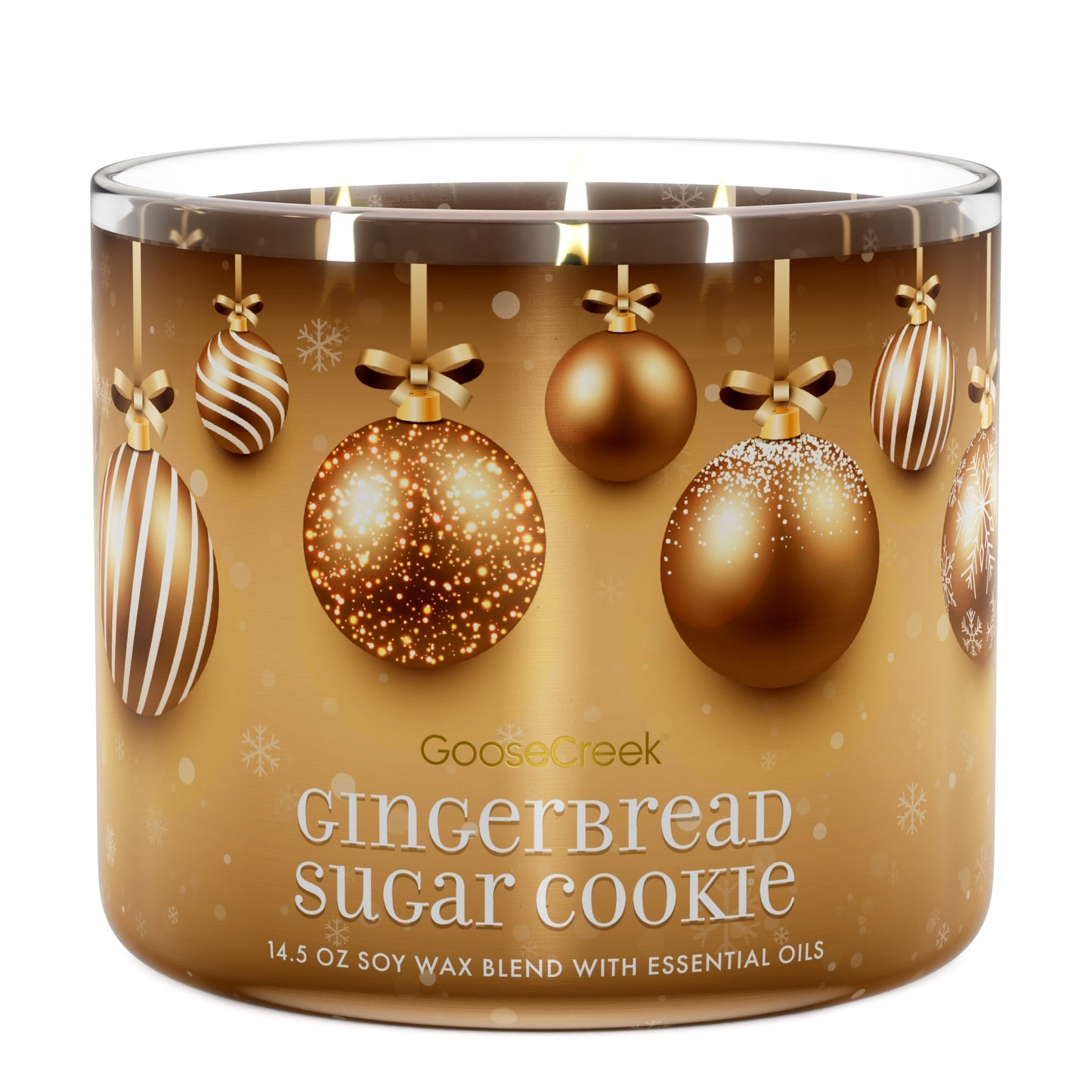 Gingerbread Sugar Cookie 3-Wick Candle