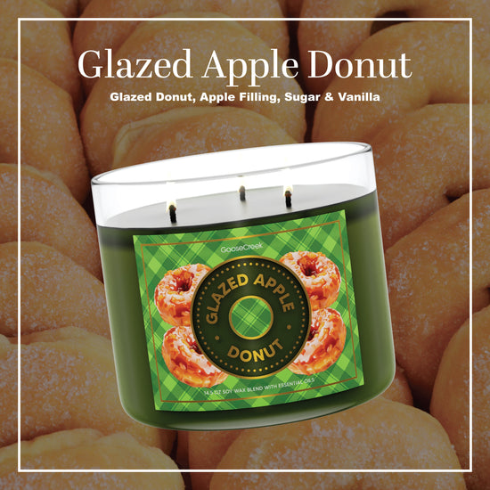 Glazed Apple Donut 3-Wick Candle