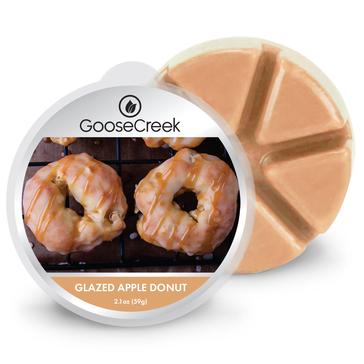 Load image into Gallery viewer, Glazed Apple Donut Wax Melt
