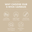 Load image into Gallery viewer, Golden Coconut Glow 3-Wick Candle
