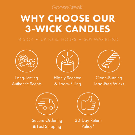 Golden Harvest Citrus 3-Wick Candle