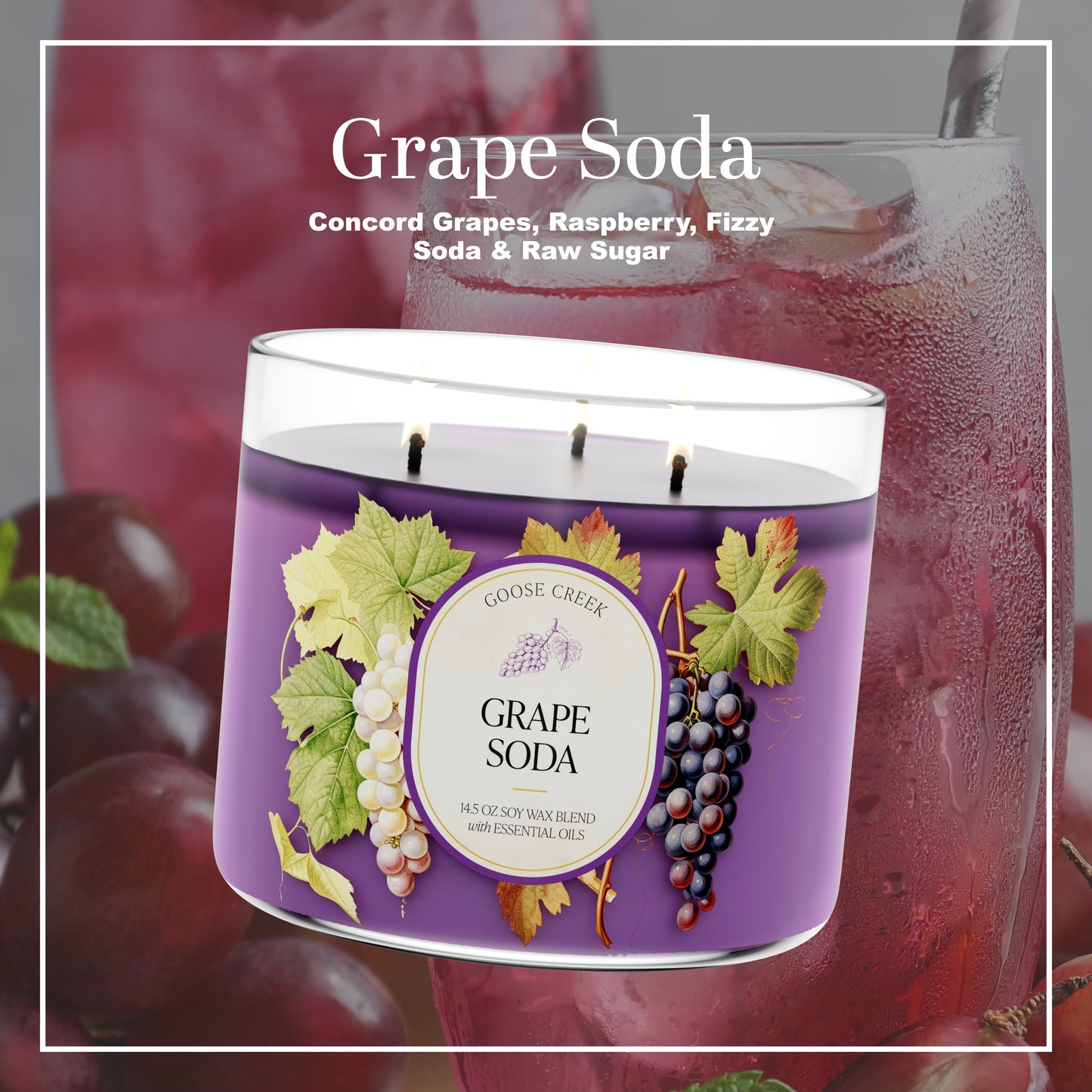 Grape Soda 3-Wick Candle