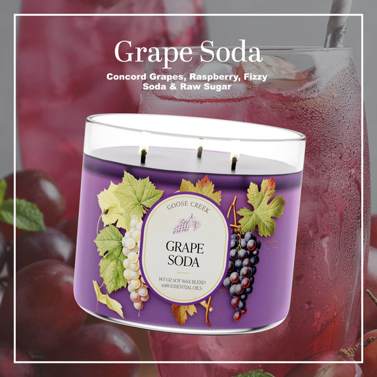 Grape Soda Large 3-Wick Candle