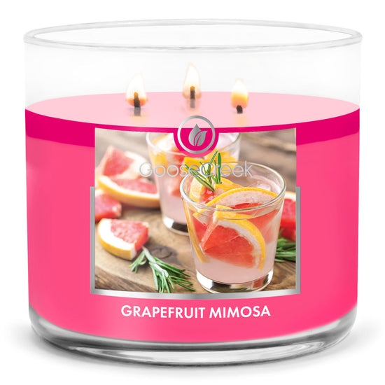 Load image into Gallery viewer, Grapefruit Mimosa Large 3-Wick Candle
