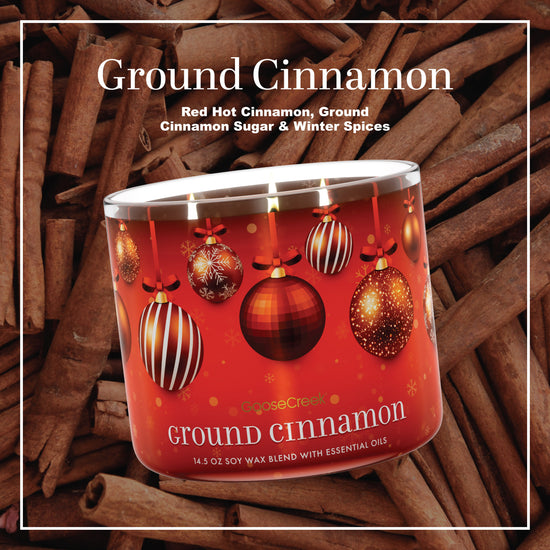 Ground Cinnamon 3-Wick Candle