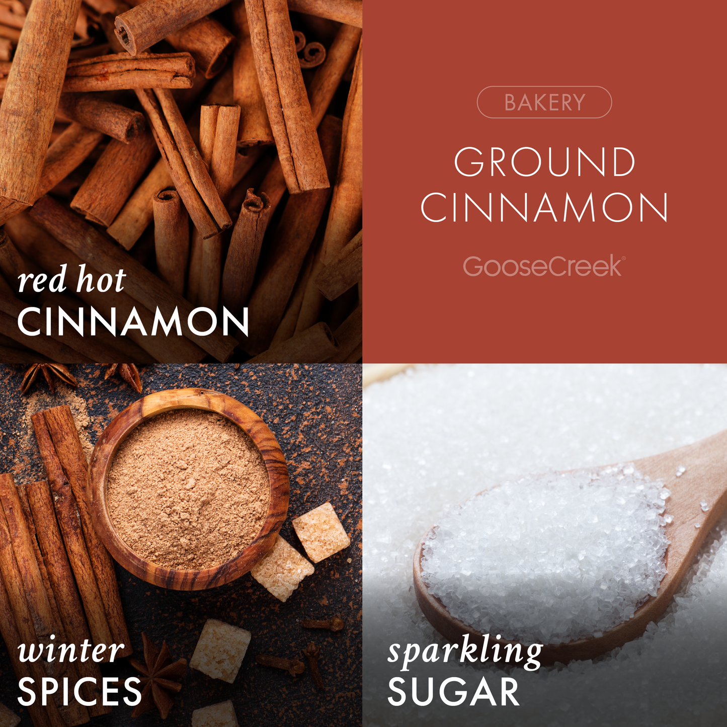 Ground Cinnamon 3-Wick Candle