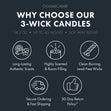 Halloween Bonfire 3-Wick Candle