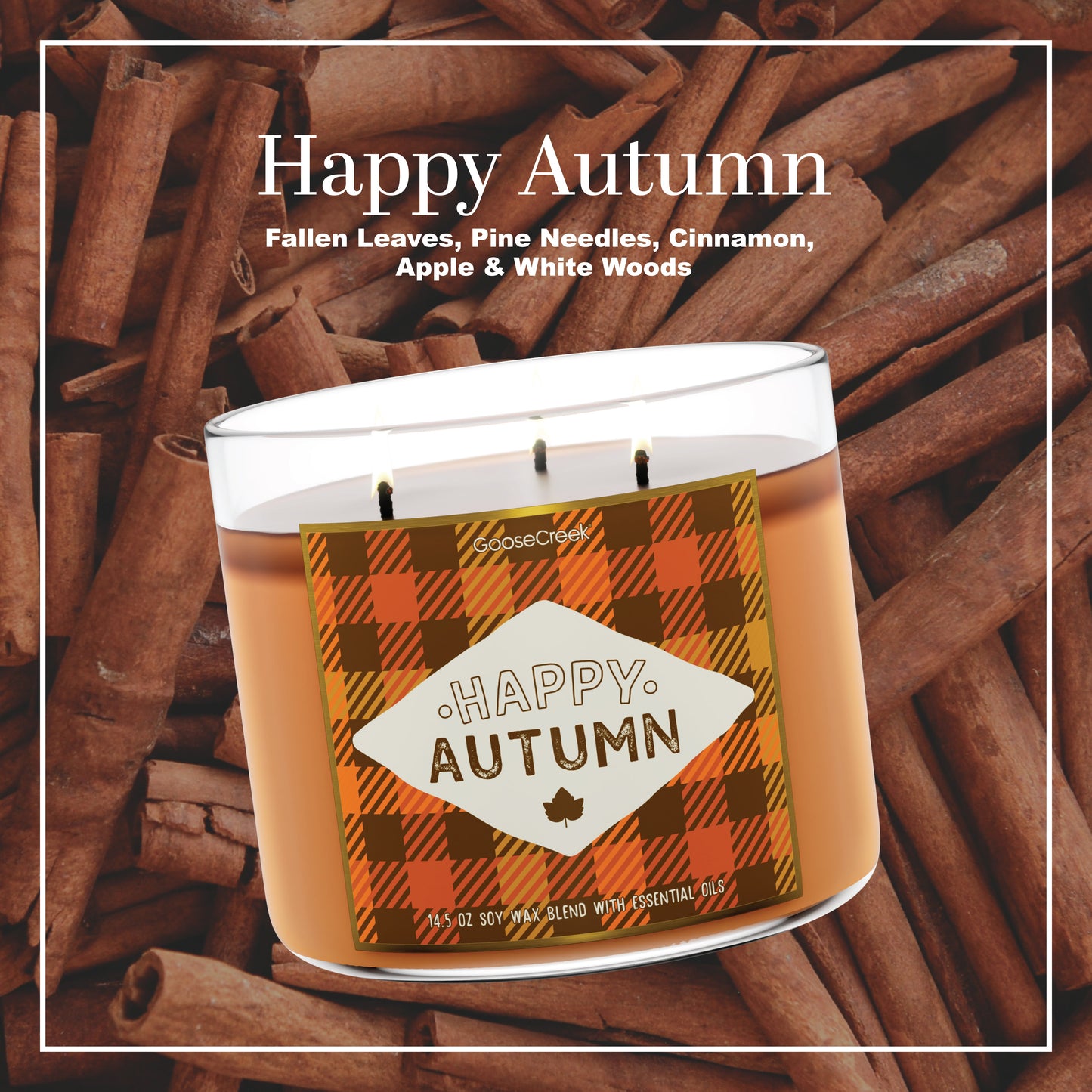 Happy Autumn 3-Wick Candle