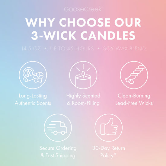 Happy Birthday 3-Wick Candle