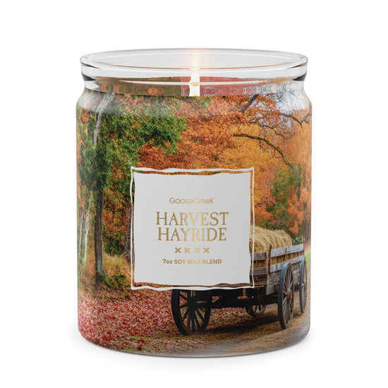 Harvest Hayride 7oz Single Wick Candle