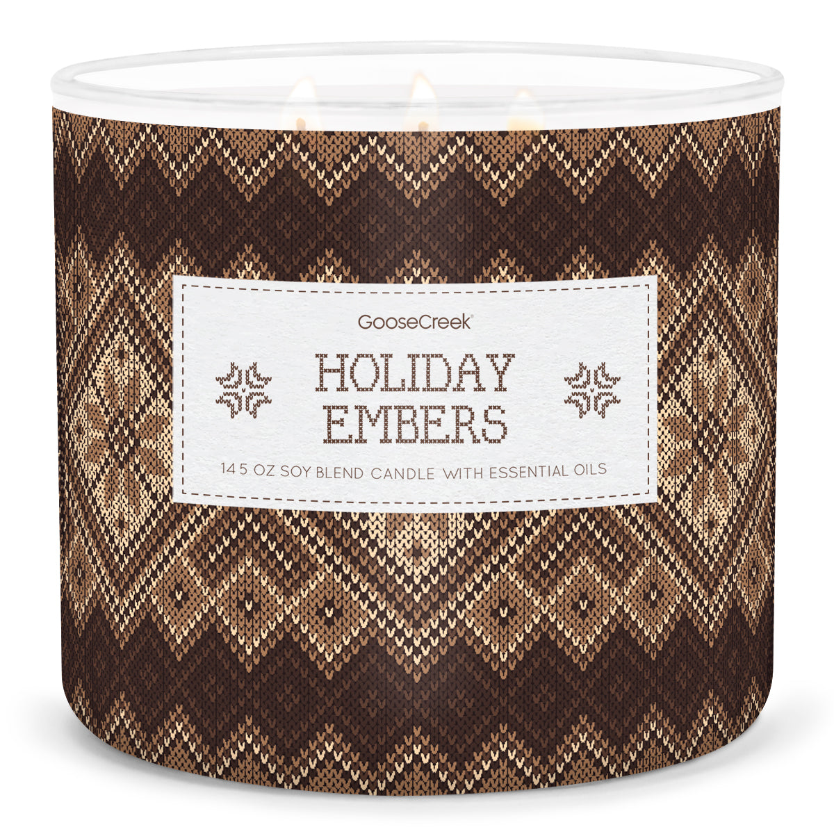 Load image into Gallery viewer, Holiday Embers Large 3-Wick Candle
