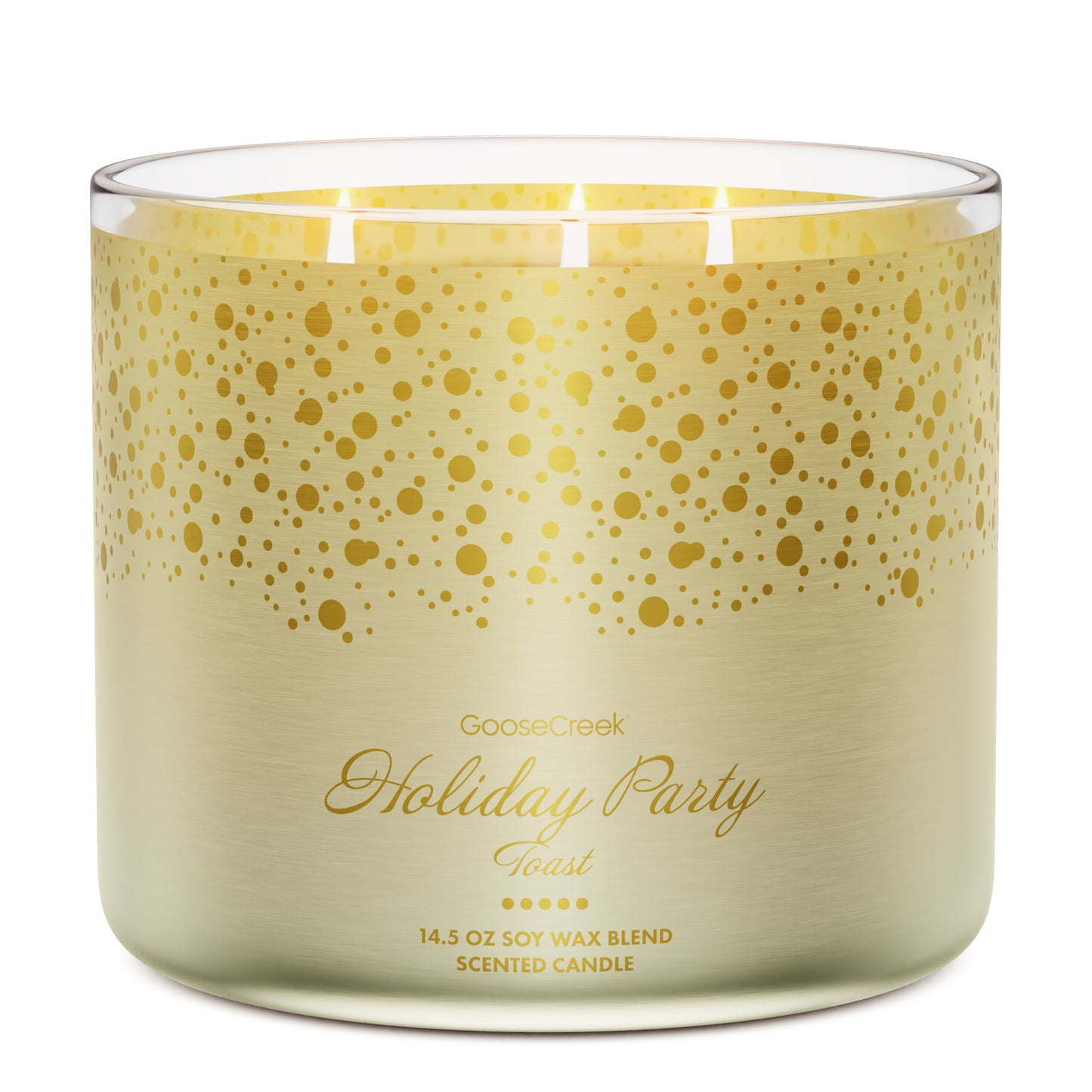 Holiday Party Toast 3-Wick Candle