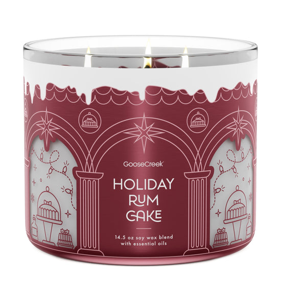 Holiday Rum Cake 3-Wick Candle