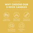 Load image into Gallery viewer, Hufflepuff 3-Wick Harry Potter Candle

