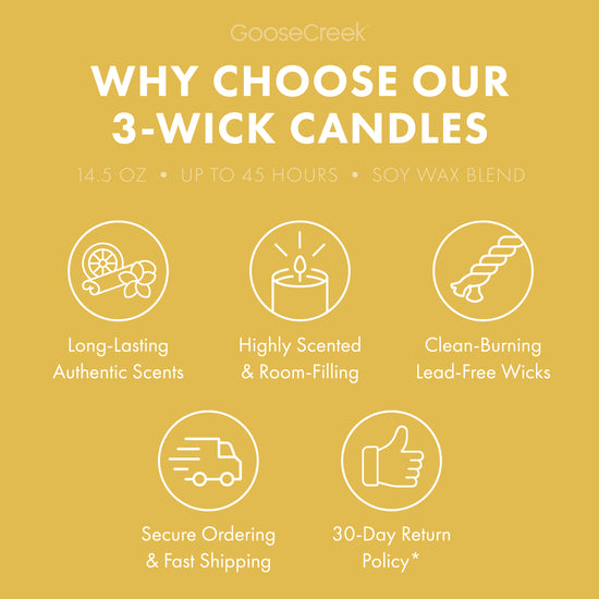 Hufflepuff 3-Wick Harry Potter Candle