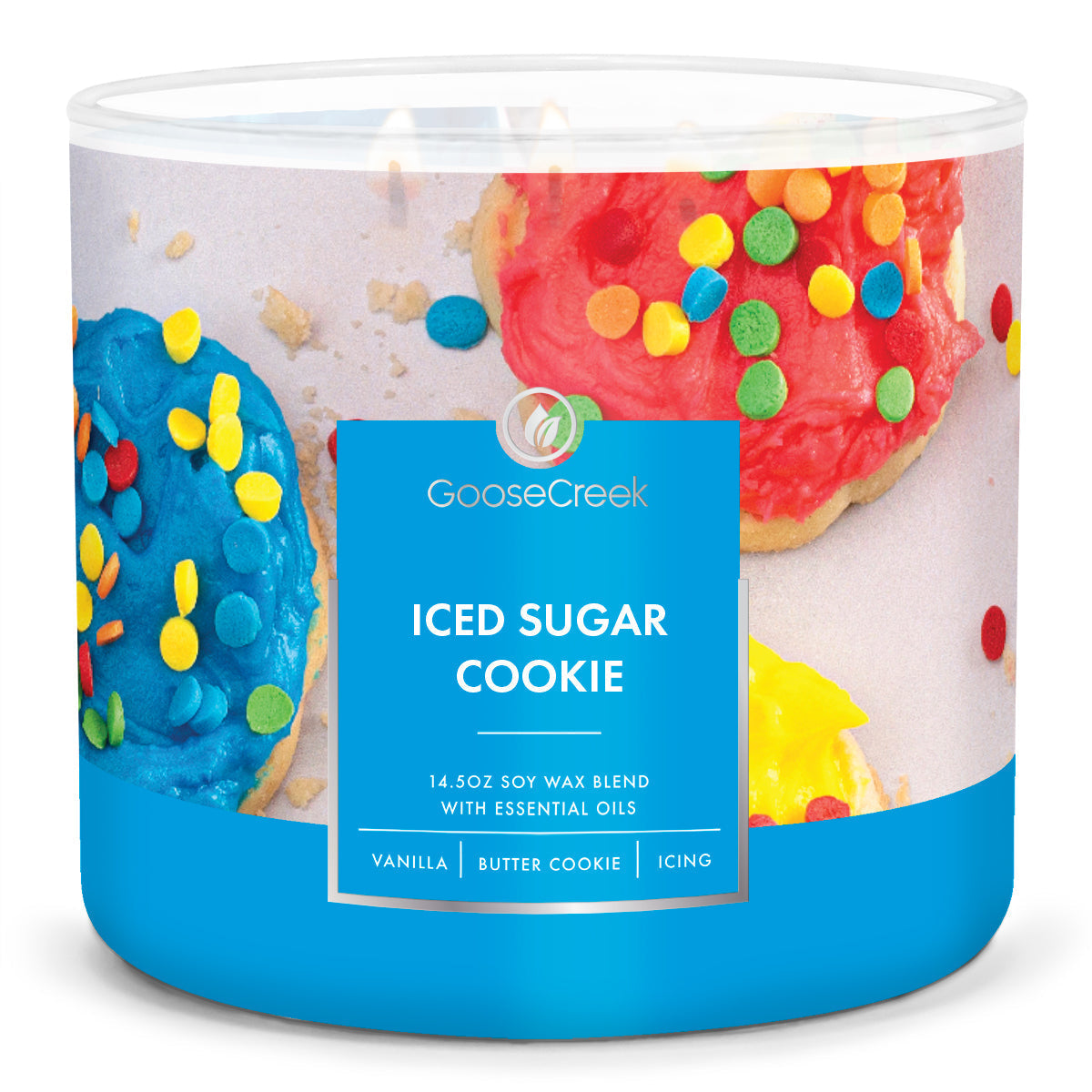 Iced Sugar Cookie Large 3-Wick Candle
